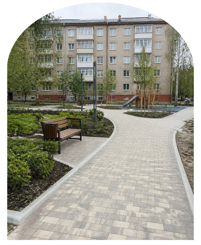 Благоустройство двора МКД под ключ в Курганинске от 260025 р. | Метпроект-Кгн