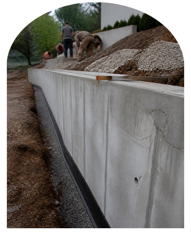 Подпорная стенка из бетона в Курганинске по цене от 8841 р. | Метпроект-Кгн